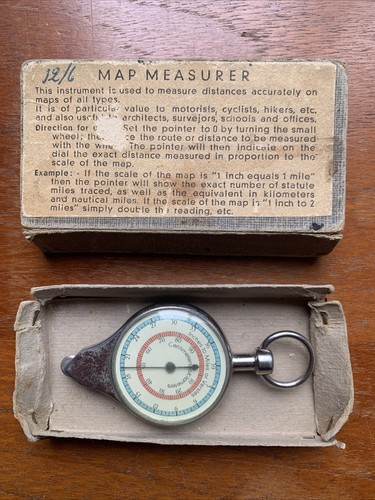 Vintage german opisometer - opisometer, map
