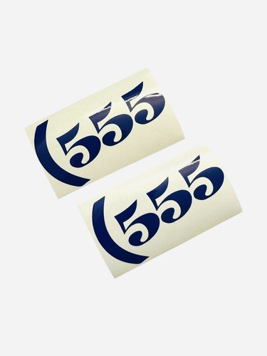 Subaru 555 stickers 100mm - 555, x2