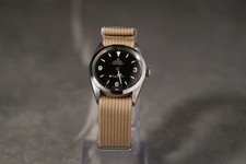 Ribbed Nylon NATO Watch