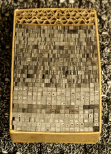 8pt Spacers   Metal letterpress Type # ADANA EIGHT FIVE 8 x 5 User #