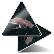 2 x Triangle Stickers 10 cm -