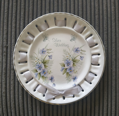 Fenton china silver wedding - fenton,