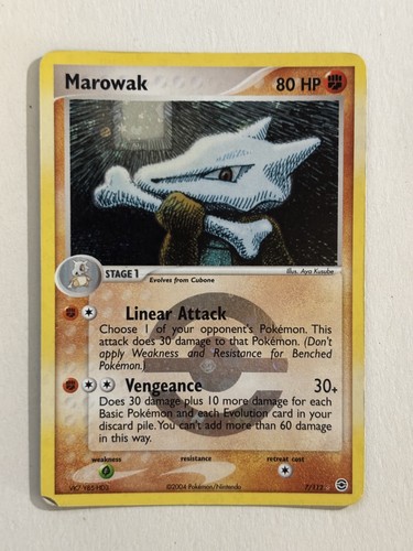 Marowak reverse holo - holo, 7/112