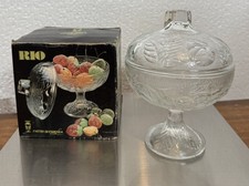 Rio Lidded Bon Bon Dish Clear