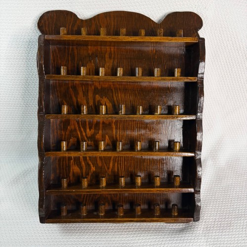 Vintage wood thimble display - vintage,