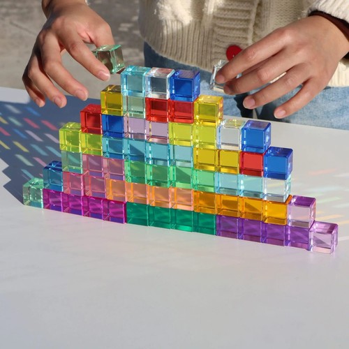 Rainbow acrylic building - building, and