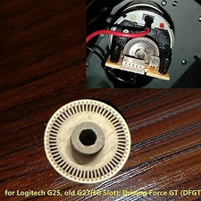 Metal 60 Slot Steering Wheel Encoder For Logitech G25 Old G27 Driving Force GT
