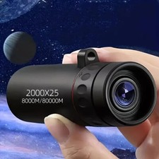 Super High Power 2000X25 Portable HD Night Vision Monocular Telescope Binoculars