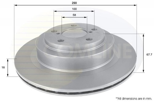 Rear brake discs set - brake,