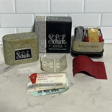 VTG 1955 Schick 25 Electric Razor With Case Coupon Manual Inserts Never Used Red