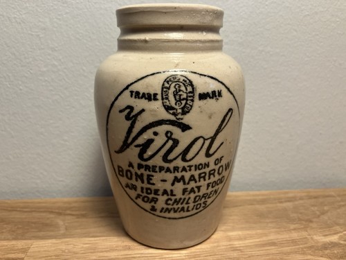 Antique virol transferred pot - antique,