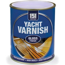 151 Yacht Varnish Gloss 300ml Clear Protective Coating Wood Boat Exterior Use