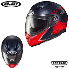 HJC F70 Spielberg Red Bull Ring Motorcycle Helmet Full Face Fibreglass Motorbike