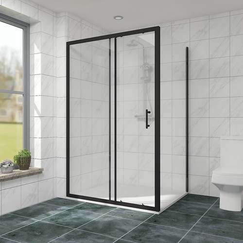 Sliding shower door enclosure - sliding,