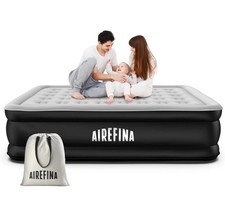 Airefina King Inflatable Air Mattress,Air Bed with Built-in Electric Pump AF-A08