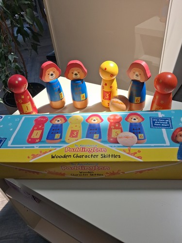 Wooden character skittles - wooden,