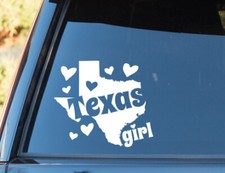 Texas Girl - Vinyl Decal Outdoor Weatherproof