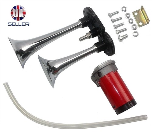 Chrome twin tone 12v car - tone, van