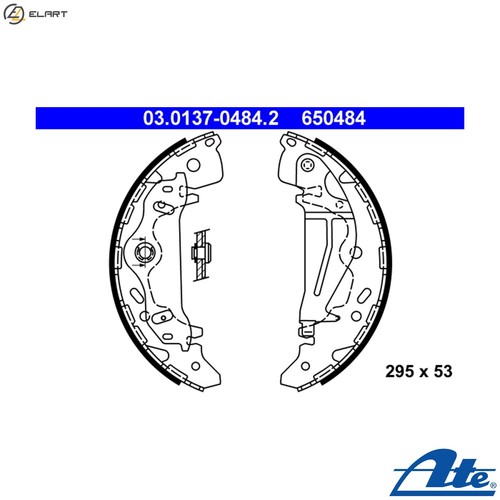 Brake shoe set 0137 - brake,