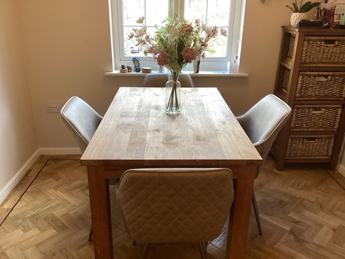 Solid oak dining - solid, and