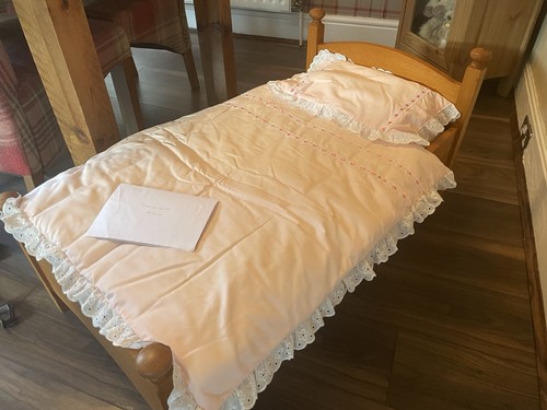 Handmade dolls bed - handmade,