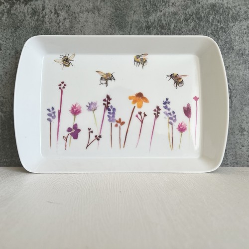 Busy bees melamine small snack - small,