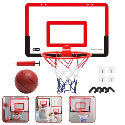 Wall mounted mini basketball - mounted,