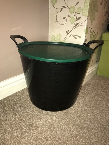 26l black flexi tub - black,