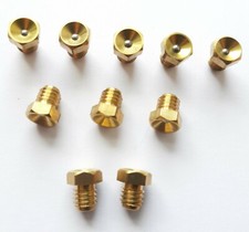 10 x BRASS CONCAVE GREASE GUN