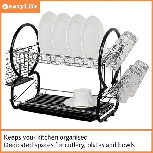 Tier dish drainer rack - drainer,