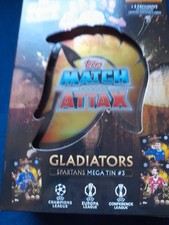 Topps Match Attax Trading Card Game  Gladiators Spartans Mega Tin 3