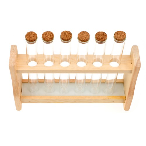 Set reusable wooden test - set,