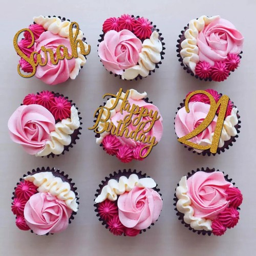 Custom cupcake charm cake - cupcake,
