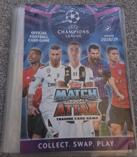 Topps MATCH ATTAX Champions League 2018/19 Binder inc 34 cards - Neymar , Pogba