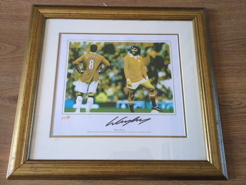 Framed wayne rooney george - framed,