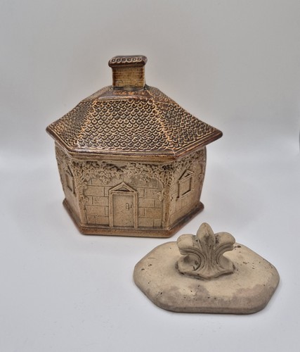 Antique brampton salt - antique, glazed