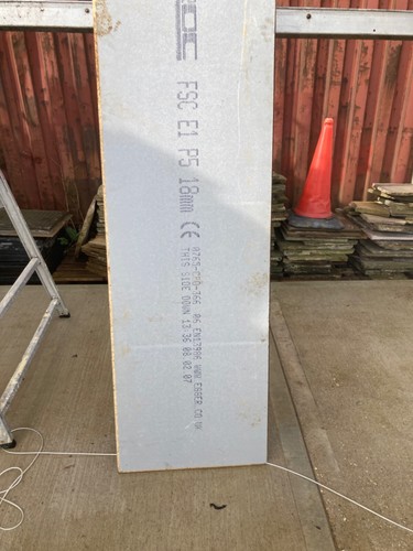 Tongue and grove chip board - and,