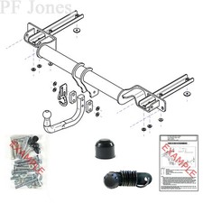 Tow-Trust Towbar for Vauxhall Astra GTC 3 Door Hatchback 2011-2015 - Swan Neck