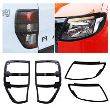 Headlight Tail Light Surrounds Covers for Ford Ranger 2012-2014 T6 XL Limited