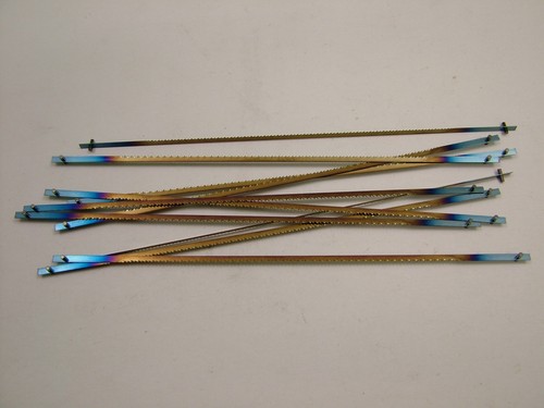 Fret saw scroll - , blades