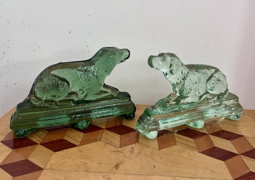 Antique green glass - antique,