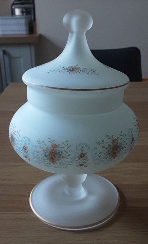 Lovely frosted glass - bon, bon