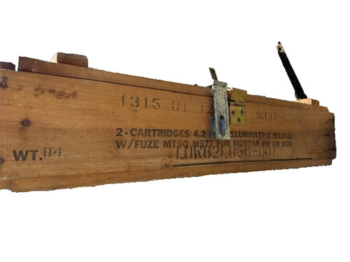 Wooden military box ammo - box,