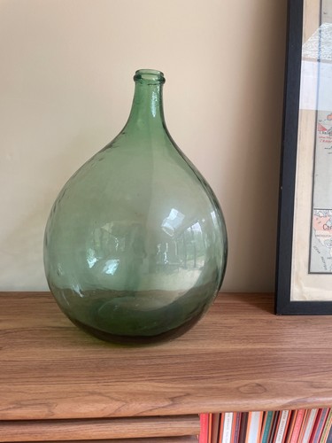 Glass demijohn green litre - 10,