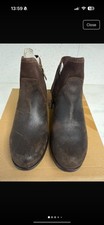 Brown Leather UGG Boots Size 4