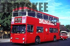 35mm Slide London Transport Leyland Fleetine MCW DMS2019 KJD19P c1981
