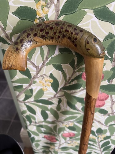 Rams horn walking stick - horn,