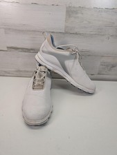 FootJoy SuperLites XP Golf Shoes Mens 10M White Gray Blue Spikeless 58060 FJ