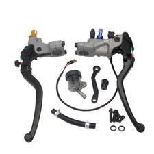 19 RCS CNC Motorcycle Left Brake Master Cylinder Cable Clutch Radial Brake Pump