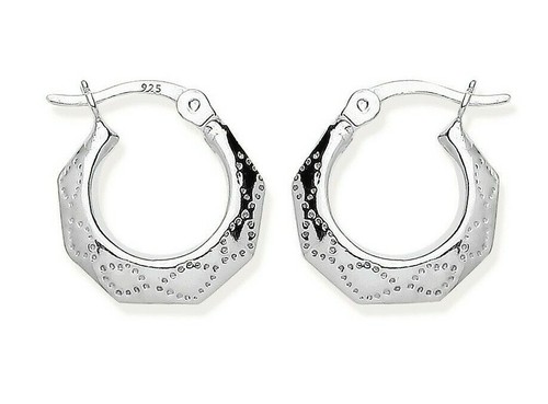 Sterling silver creole - creole, hoop